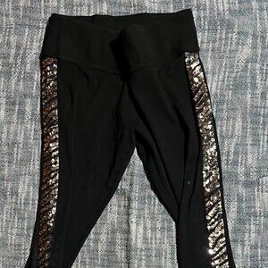 Victorias Secret PINK Mega BLING leggings Size Small